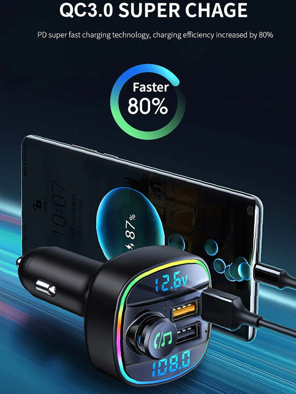 Bluetooth FM Transmiter za kola