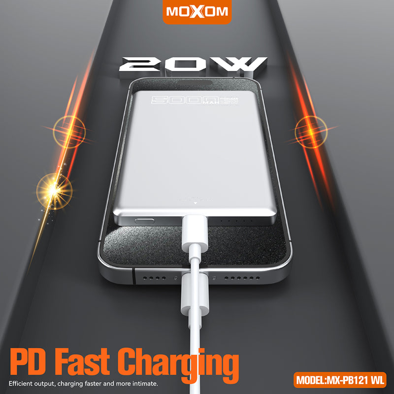 Power Bank MagSafe Moxom MX-PB121 PD20+ QC18W 5000mAh