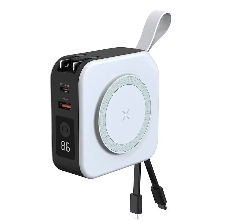 GaN 5-u-1 Travel Punjač & Power Bank 10000 mAh (150+ zemalja)