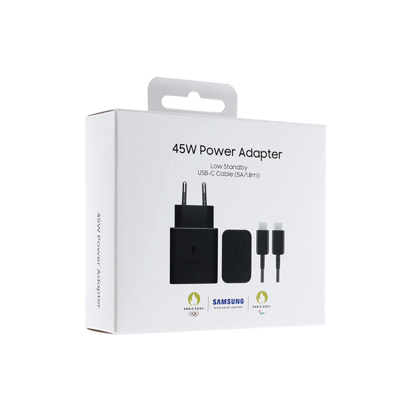 Samsung kucni punjac PD 45W sa kablom 5A crni EP-T4511-XBE FULL ORG