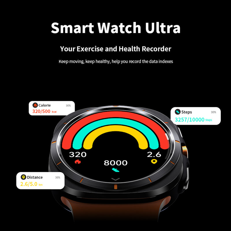 Smart watch W7 Watch Ultra srebrni (bela silikonska narukvica)