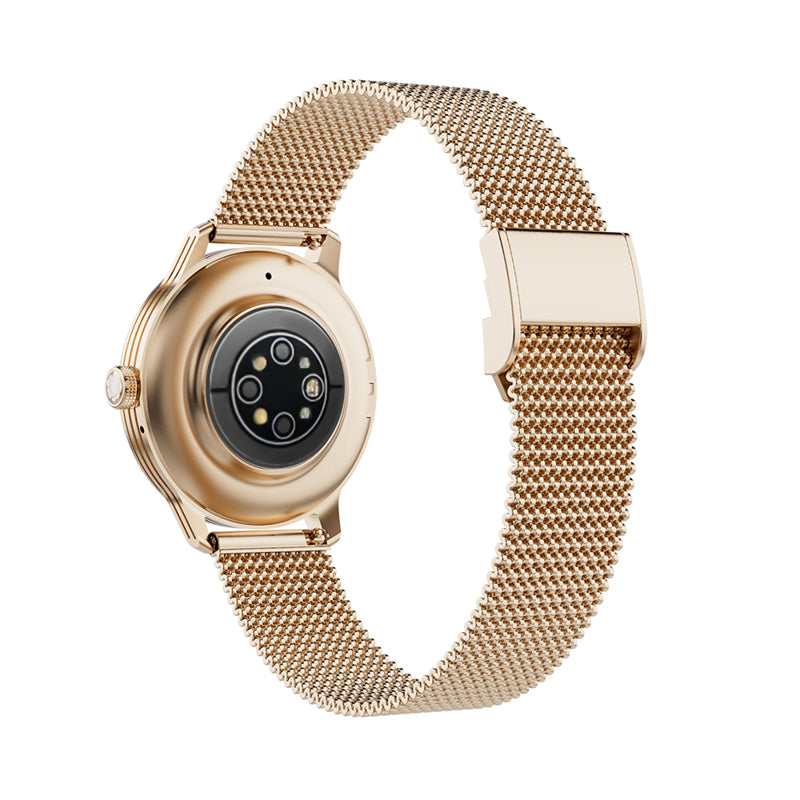 Smart watch OD9 zlatni (zlatna metalna i pink silikonska narukvica)