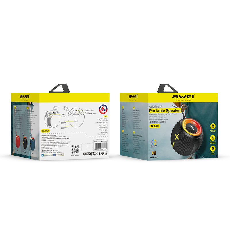 Zvucnik bluetooth AWEI KA19 crni