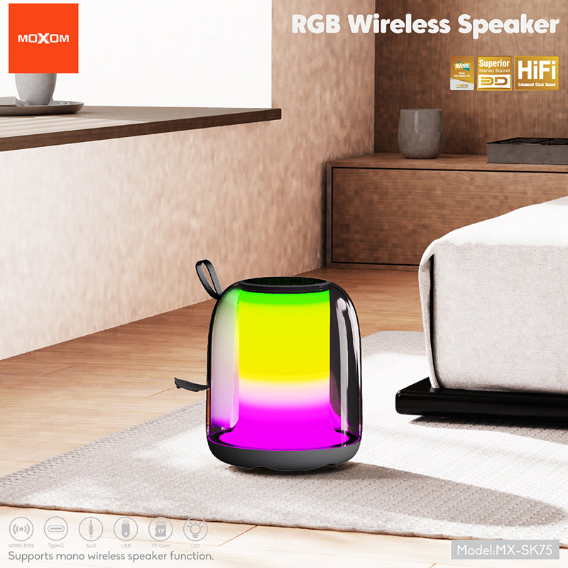 Zvucnik bluetooth Moxom MX-SK75 RGB krem