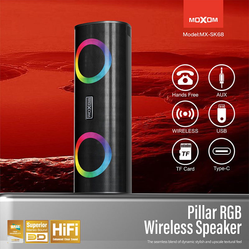 Zvucnik Bluetooth Moxom MX-SK68 crni