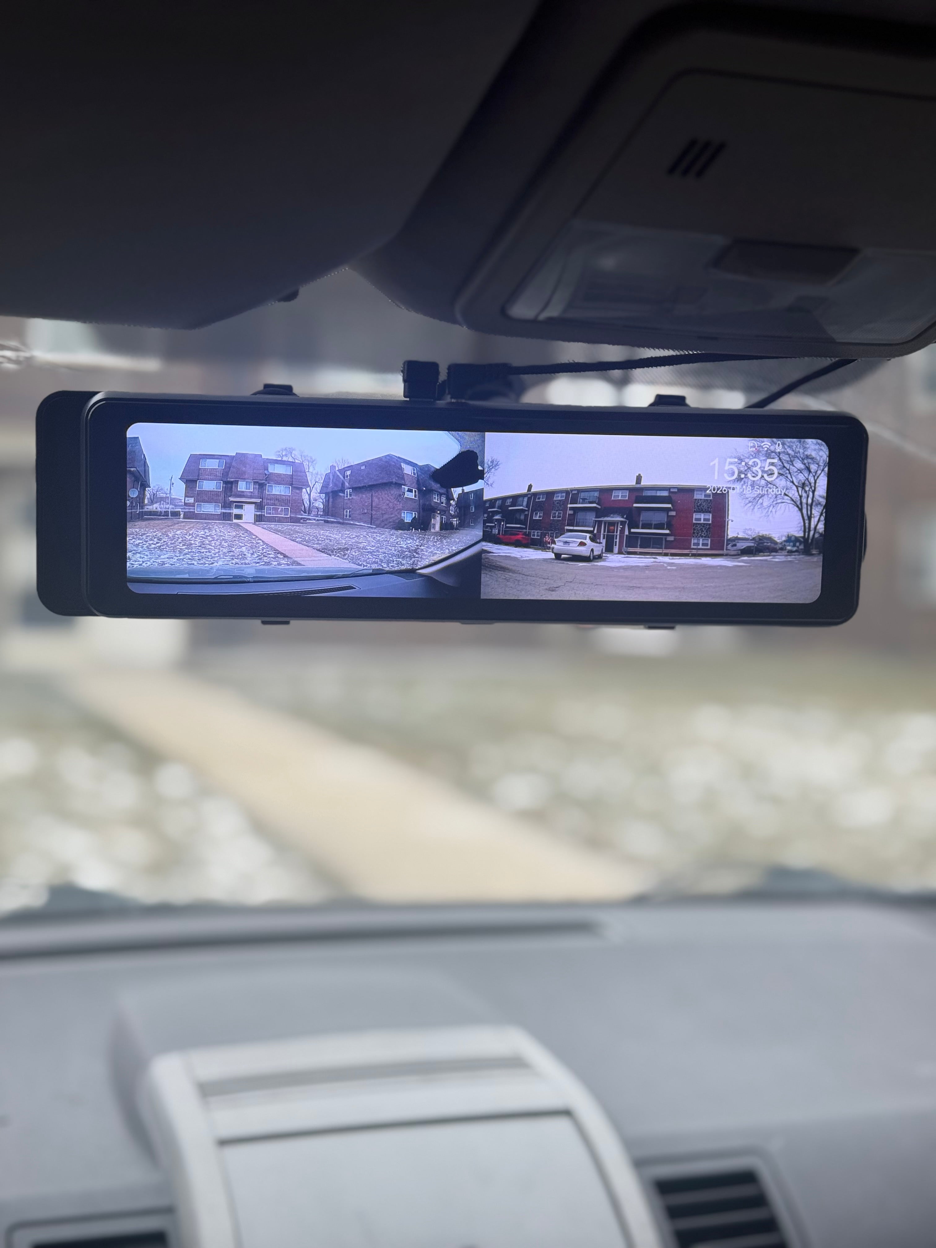 Pametni retrovizor sa 4k kamerom CarPlay i Android Auto