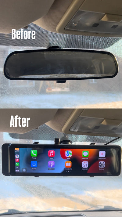 Pametni retrovizor sa 4k kamerom CarPlay i Android Auto