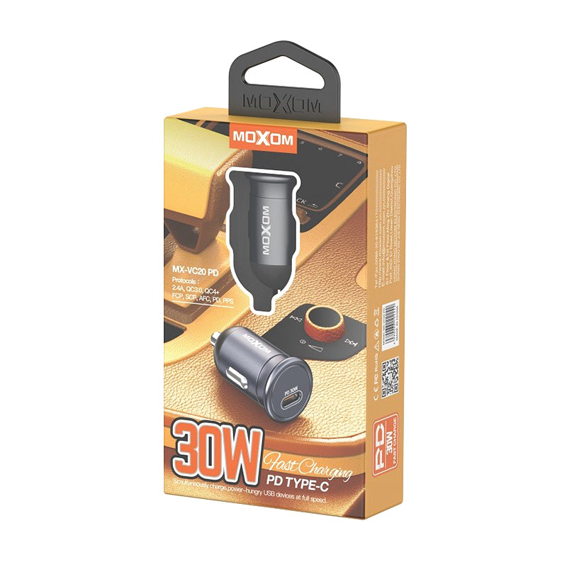 Auto punjac MOXOM MX-VC20 PD 30W crni