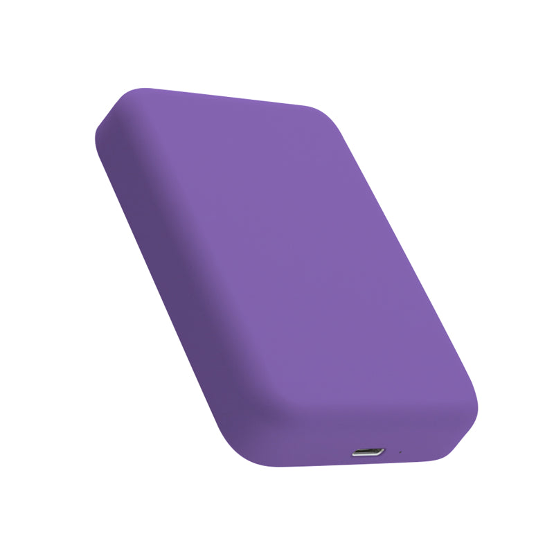Power bank MagSafe 5000 mAh ljubicasti