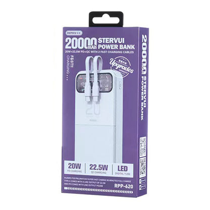 Power Bank REMAX Stervui Series 20W PD+22.5W QC 20000mAh RPP-620 beli