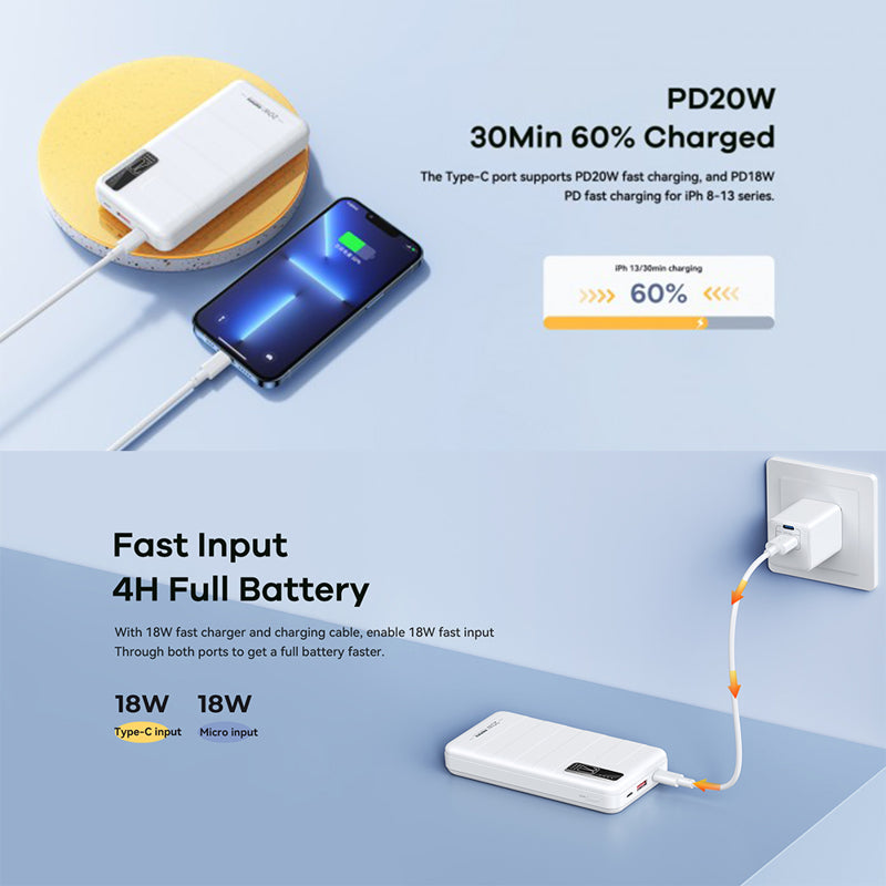 REMAX Noah Series PD20W+QC22.5W Fast Charging Power Bank 20000mAh  RPP-316 beli