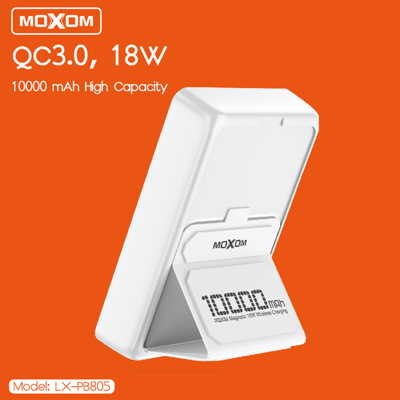 Power Bank MagSafe Moxom LX-PB805 LED SCP22.5+PD20W 10000mAh beli