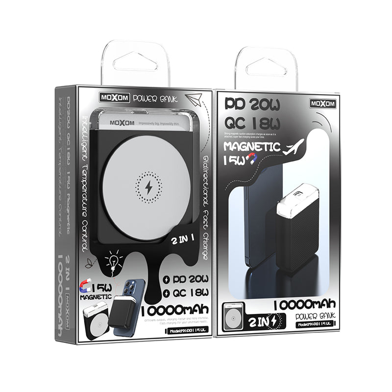 Power Bank MagSafe Moxom MX-PB115 PD20W+ QC18W 10000mAh
