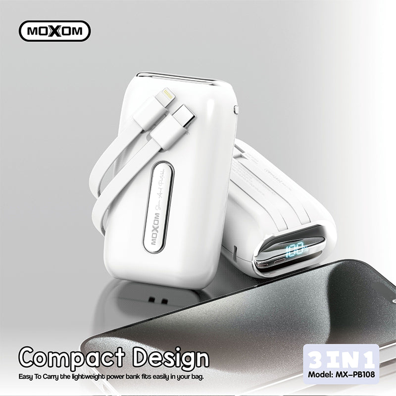 Power Bank Moxom brzo punjenje PD20W 10000mAh za sve telefone