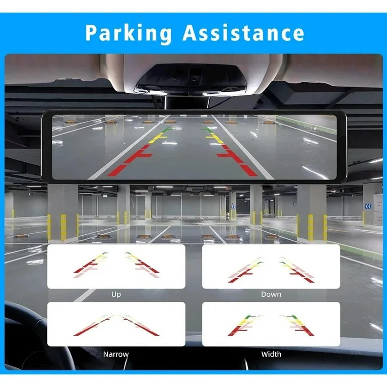 Pametni retrovizor sa 4k kamerom CarPlay i Android Auto