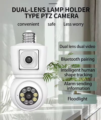 Dualna WiFi kamera sijalično grlo