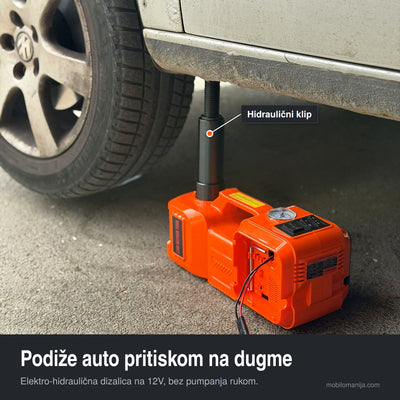Elektro-hidraulična dizalica 4u1 set