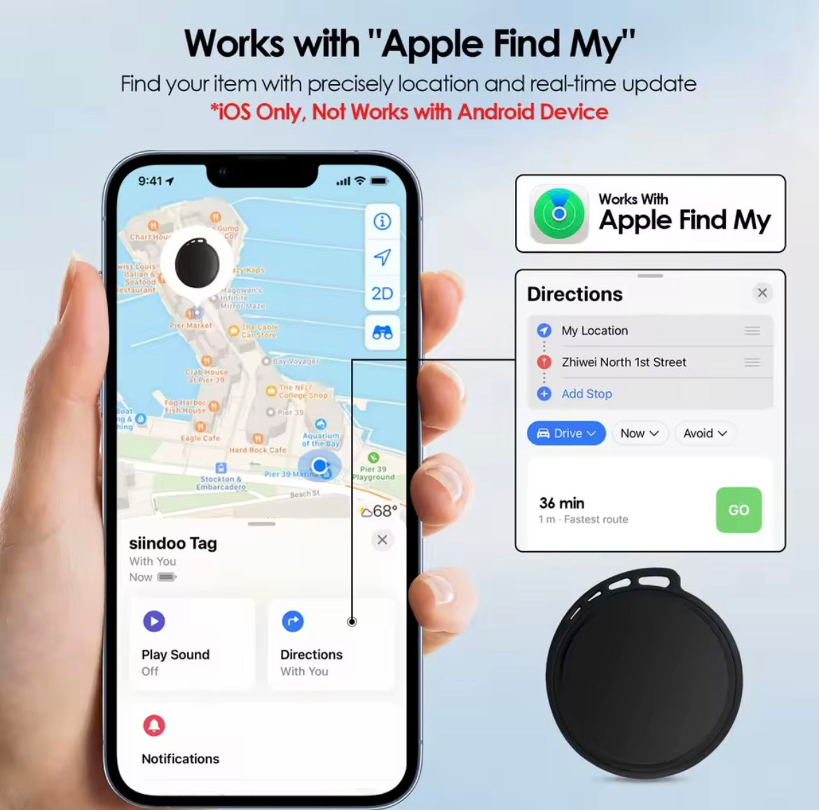 Siindoo GPS tag za praćenje