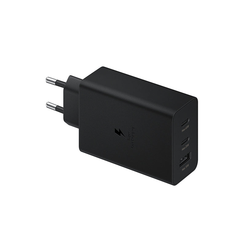 Samsung kucni punjac 65W 2xUSB + Type C EP-T6530-NBE crni FULL ORG