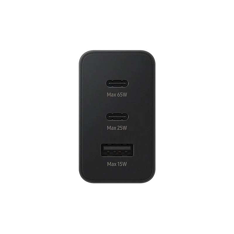 Samsung kucni punjac 65W 2xUSB + Type C EP-T6530-NBE crni FULL ORG