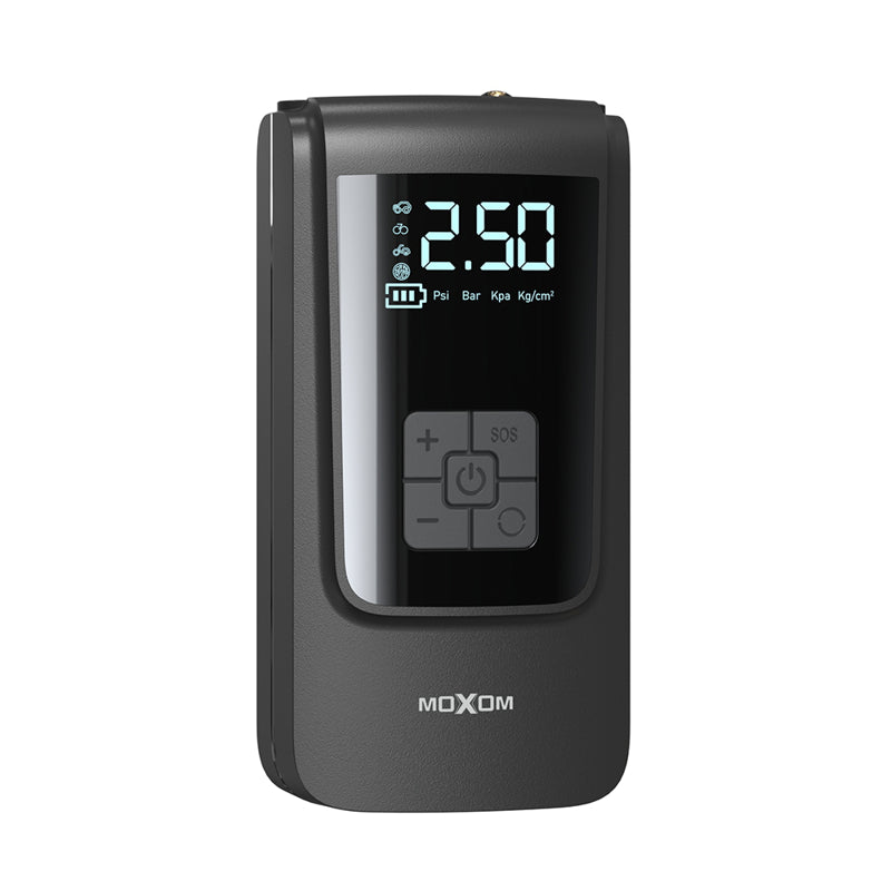 Multifunkcionalna pumpa sa power bankom Moxom MX-AC01 crna