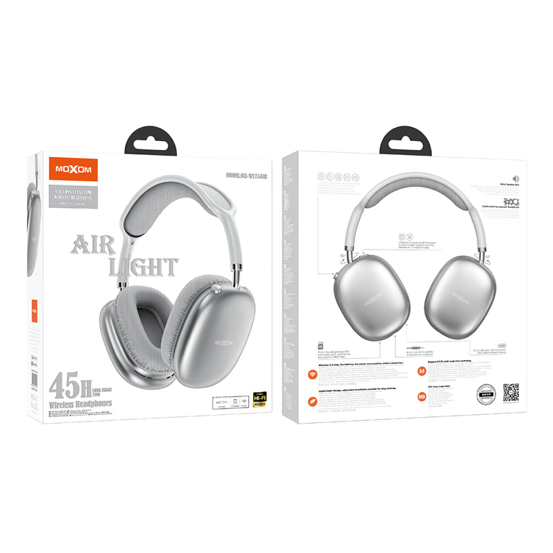 Slusalice bluetooth Moxom MX-WL75 AIR srebrne