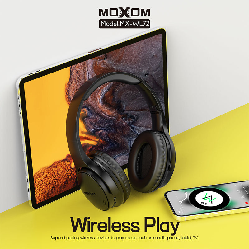 Slusalice bluetooth Moxom MX-WL72 crne