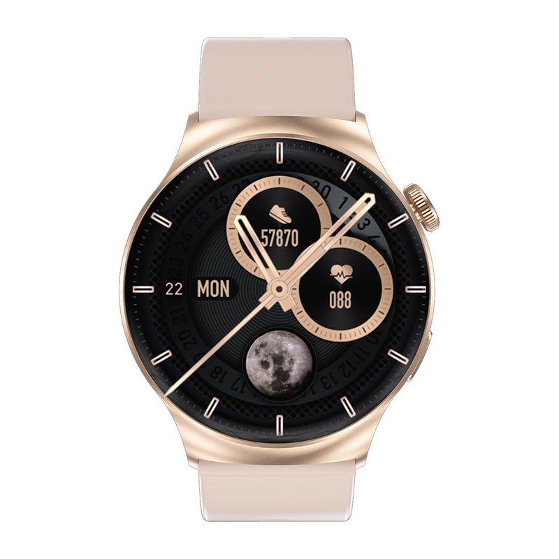 Smart Watch DT4 Mate zlatni (silikonska narukvica)