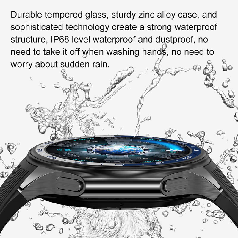 Smart watch DT Watch X plavi (plava silikonska i braon kozna narukvica)