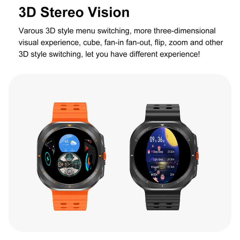 Smart watch DT WATCH ULTRA srebrni (bela silikonska narukvica)