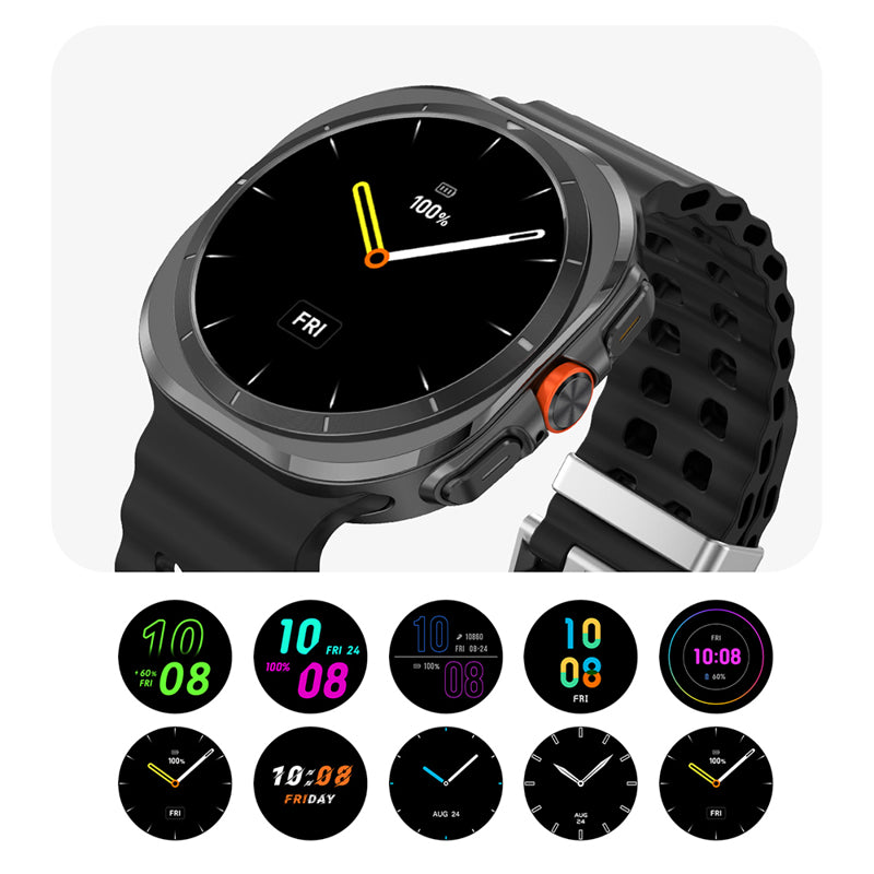 Smart watch DT WATCH ULTRA srebrni (bela silikonska narukvica)