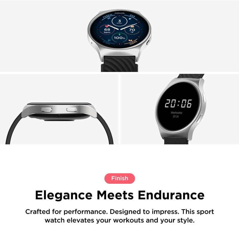Smart watch Motorola Moto Watch 120 srebrni