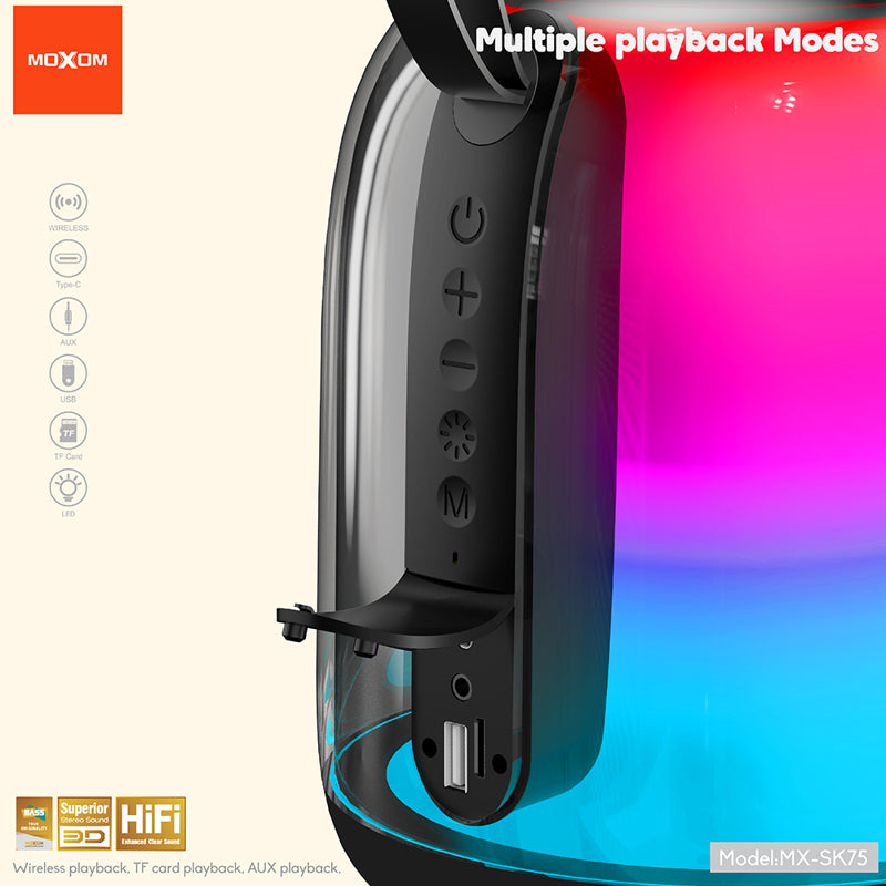 Zvucnik bluetooth Moxom MX-SK75 RGB krem