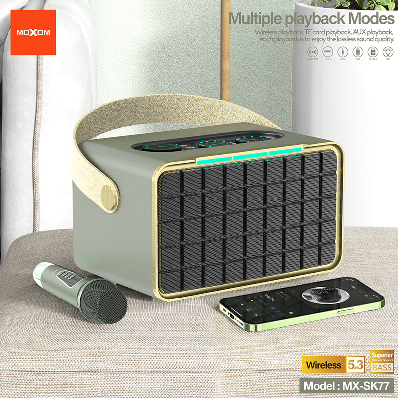Zvucnik bluetooth Moxom MX-SK77 sivi