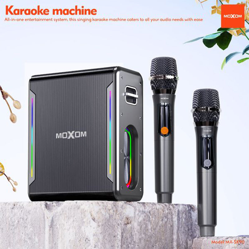 Zvucnik bluetooth Moxom MX-SK90 sa dva mikrofona crni