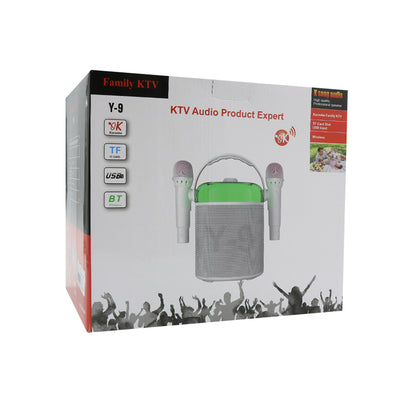 Zvucnik Bluetooth Y-9 sa 2 mikrofona beli