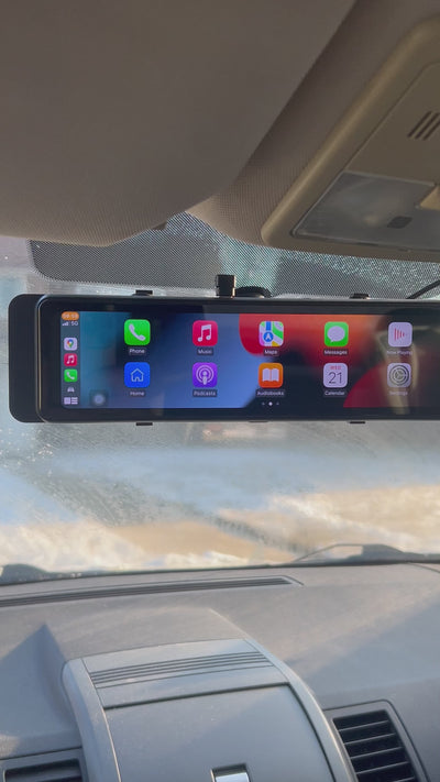 Pametni retrovizor sa 4k kamerom CarPlay i Android Auto